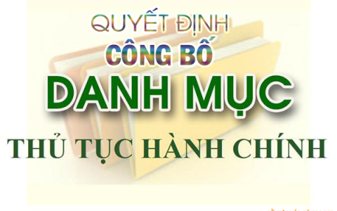  Công bố Danh mục thủ tục hành chính được sửa đổi, bổ sung  lĩnh vực Giáo dục và đào tạo