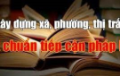 Niêm yết phường, xã đạt chuẩn tiếp cận pháp luật năm 2021