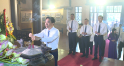 Đoàn đại biểu tỉnh Thanh Hóa dâng hoa, dâng hương Chủ tịch Hồ Chí Minh nhân kỷ niệm 135 ngày sinh của Người