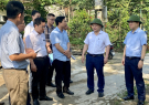 Chủ tịch UBND Thành phố Thanh Hóa Lê Trọng Thụ kiểm tra hiện trường các dự án