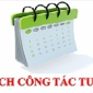 Lịch công tác tuần UBND thành phố Thanh Hóa Từ ngày 24/8/2020 đến ngày 30/8/2020