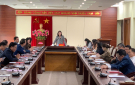 Hội nghị giao ban đánh giá tình hình tư tưởng, dư luận xã hội, tình hình cơ sở tháng 2, nhiệm vụ trọng tâm tháng 3 năm 2025