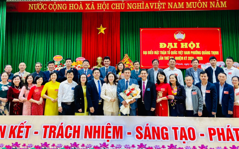 Đại hội đại biểu Mặt trận Tổ quốc Việt Nam phường Quảng Thịnh lần thứ XIII, nhiệm kỳ 2024-2029