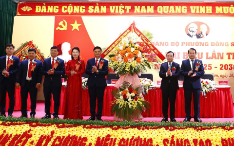 Đại hội Đại biểu Đảng bộ phường Đông Sơn lần thứ XIII, nhiệm kỳ 2025-2030