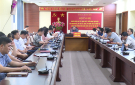 Hội nghị nghiên cứu, học tập, quán triệt, triển khai thực hiện các nghị quyết, chỉ thị, kết luận, quy định của Bộ chính trị, Ban bí thư Trung ương Đảng khóa XIII và của Tỉnh ủy