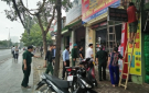 Phường Đông Vệ ra quân lập lại trật tự vỉa hè