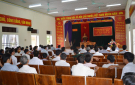 HĐND xã Quảng Cát bàn biện pháp thực hiện kinh tế - xã hội những tháng cuối năm