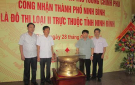 Chúc mừng thành phố Ninh Bình được công nhân là đô thị loại II