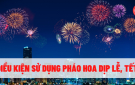 Quy định về quản lý và sử dụng pháo