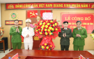 Điều động, bổ nhiệm đồng chí Thượng tá Kim Duy Cương, Phó trưởng Công an thành phố Thanh Hóa giữ chức vụ Trưởng Công an huyện Quan Hóa