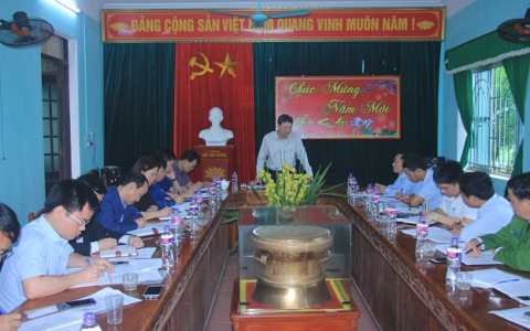 Chủ tịch Ủy ban nhân dân thành phố làm việc tại xã Quảng Cát