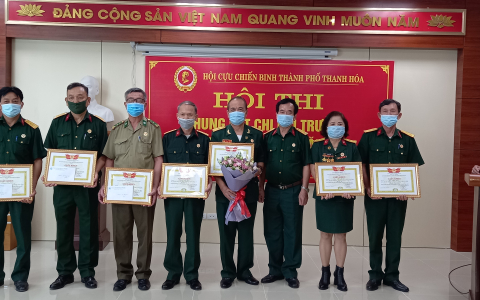Chung kết Hội thi Chi hội Trưởng Cựu Chiến binh giỏi cấp thành phố Thanh Hóa năm 2021