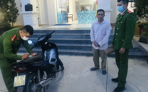 Công an phường Đông Hải bắt đối tượng trộm cắp xe máy