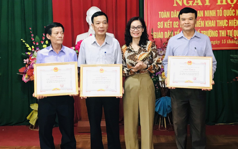 Tổ dân phố Trường thi, phường Trường Thi tổ chức “Ngày hội toàn dân bảo vệ an ninh Tổ Quốc” năm 2022