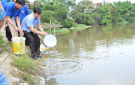 Đoàn Thanh niên Thành phố Thanh Hóa thả cá bảo vệ môi trường