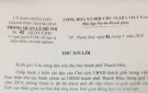 Thành phố Thanh Hóa công khai gửi thư xin lỗi tổ chức và công dân trong việc giải quyết TTHC trễ hẹn và kiểm điểm rút kinh nghiệm