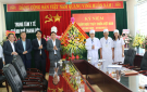 Bí thư Tỉnh ủy thăm, chúc mừng ngày Thầy thuốc Việt Nam tại Trung tâm y tế thành phố Thanh Hóa