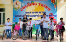 Phường Quảng Thành trao 100 xe đạp cho học sinh có hoàn cảnh khó khăn nhân dịp Tết trung thu năm 2022