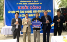 Đồng chí Bí thư Thành ủy TP Thanh Hóa Lê Anh Xuân dự Lễ khởi công xây dựng nhà ở cho hộ nghèo tại xã Đông Quang