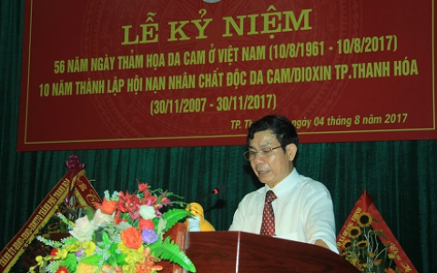  Hội Nạn nhân chất độc da cam/điôxin thành phố tổ chức Lễ kỷ niệm 56 năm ngày thảm họa da cam ở Việt Nam (10/8/1961- 10/8/2017)