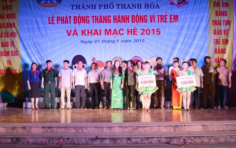 Thành phố Thanh Hóa phát động tháng hành động vì trẻ em