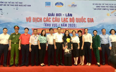 Khai mạc Giải bơi – lặn vô địch các CLB quốc gia khu vực 1 – Cúp Sun Sport Complex 2020
