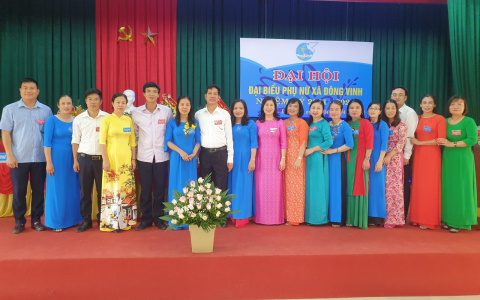  Hội Liên hiệp Phụ nữ xã Đông Vinh tổ chức Đại hội đại biểu, nhiệm kỳ 2021-2026