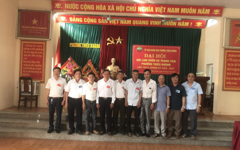 Đại hội Hội Làm vườn và Trang trại phường Thiệu Khánh lần thứ II, nhiệm kỳ 2022-2027