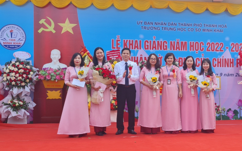 Các trường trên địa bàn thành phố Thanh Hóa long trọng tổ chức Lễ khai giảng năm học 2022 – 2023