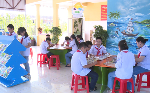 Thư viện xanh khơi dậy hứng thú đọc cho các học sinh