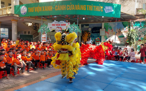 Trường Tiểu học Lê Văn Tám tổ chức Hội thi trò chơi dân gian