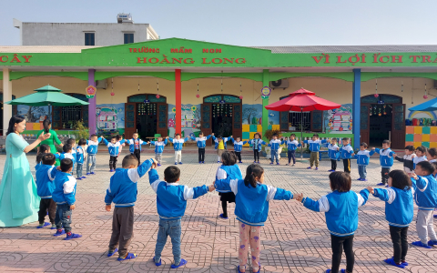 Trường mầm non Hoằng Long xây dựng mô hình “Trường học hạnh phúc”