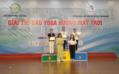 Thanh Hóa tổ chức giải yoga hướng mặt trời