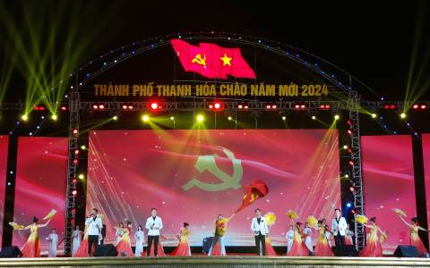 Thành phố Thanh Hóa tổ chức chương trình nghệ thuật Chào năm mới 2024