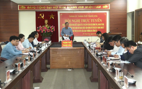 Thành phố Thanh Hóa tiếp nhận được gần 9 tỷ đồng ủng hộ Chỉ thị 22 của Ban Thường vụ Tỉnh ủy (đợt 2)