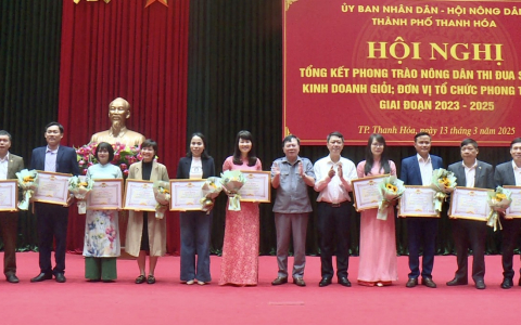 Thành phố Thanh Hóa có trên 13.400 hộ nông dân sản xuất kinh doanh giỏi giai đoạn 2023 – 2025